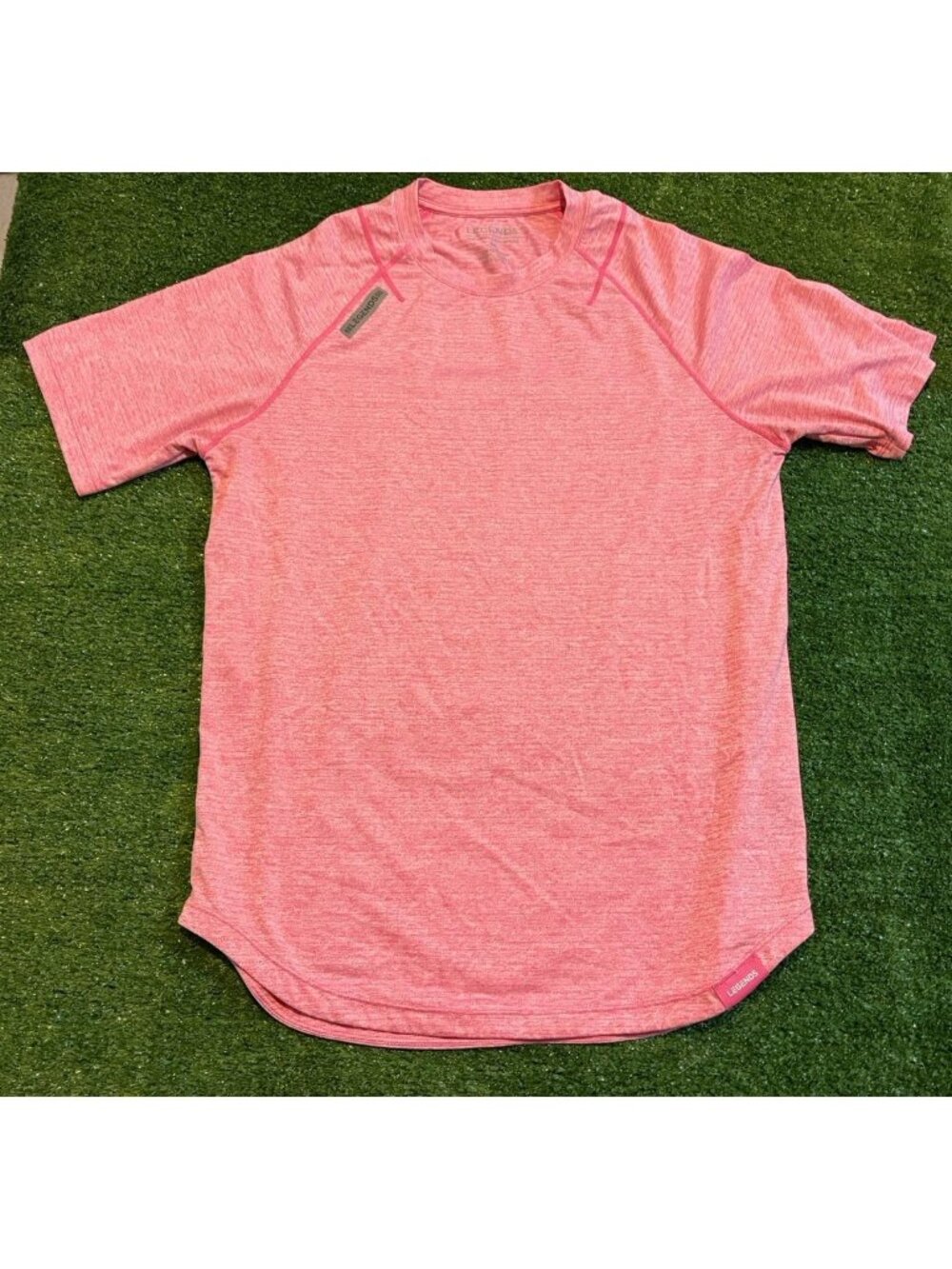 Legends shirt mens medium pink enzo moisture wicking lighweight breathable
